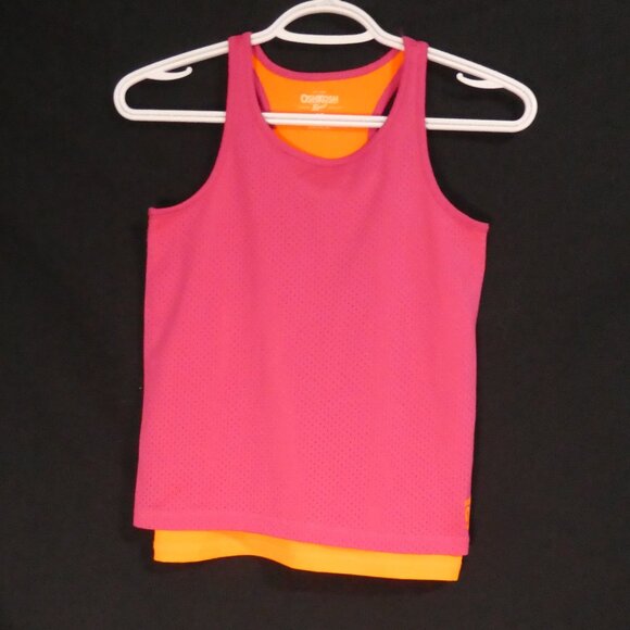 OSHKOSH B'GOSH | size 10 | Mesh Pink and Orange Tank Top | Fully Lined - Picture 1 of 13